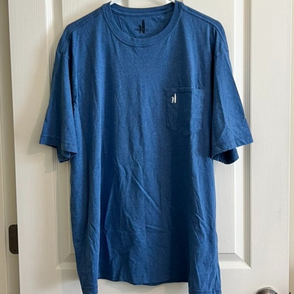 johnnie-O Men's Hawaiian Graphic Pocket Crew Neck T-Shirt (Size XL)